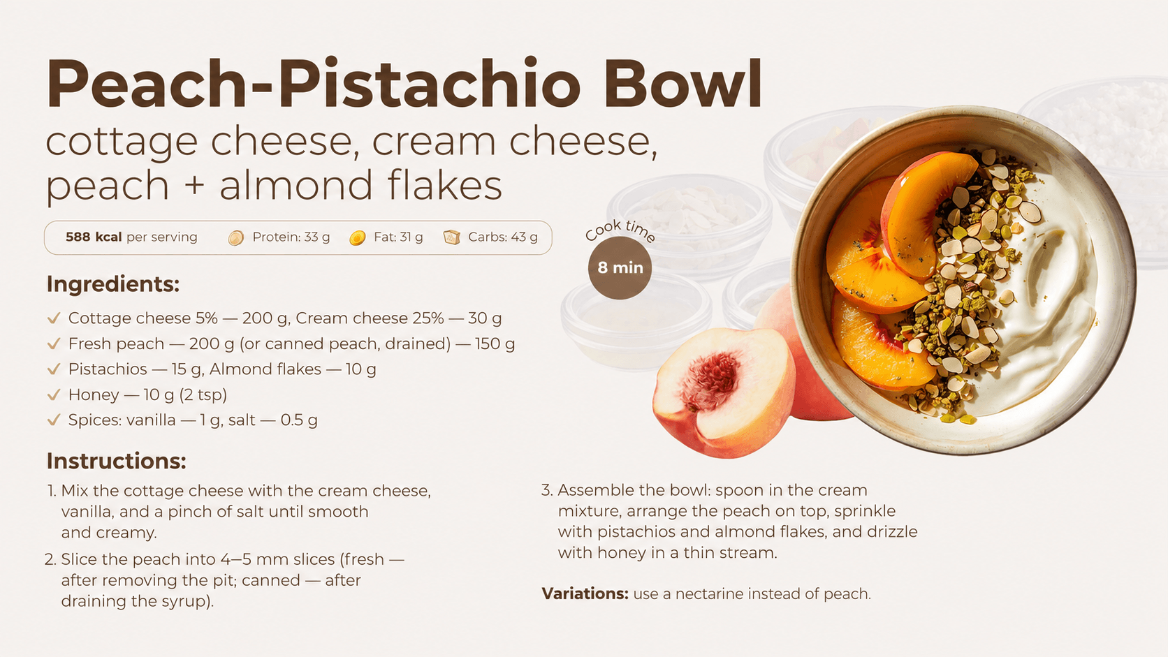 Recipe preview