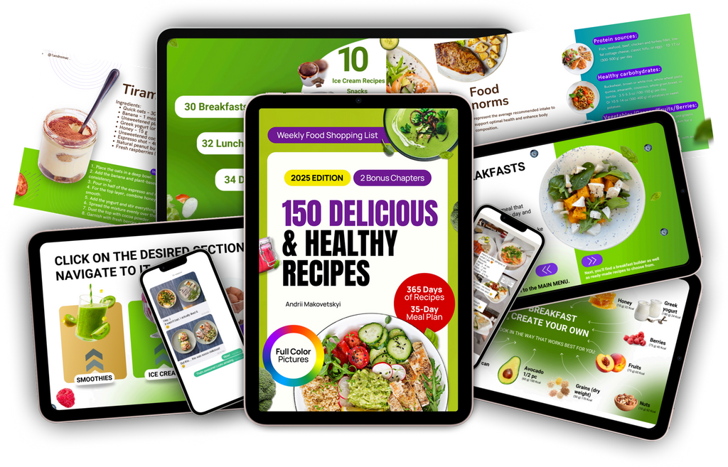 Copy UpSale 150 ultimate recipes from a nutritionist