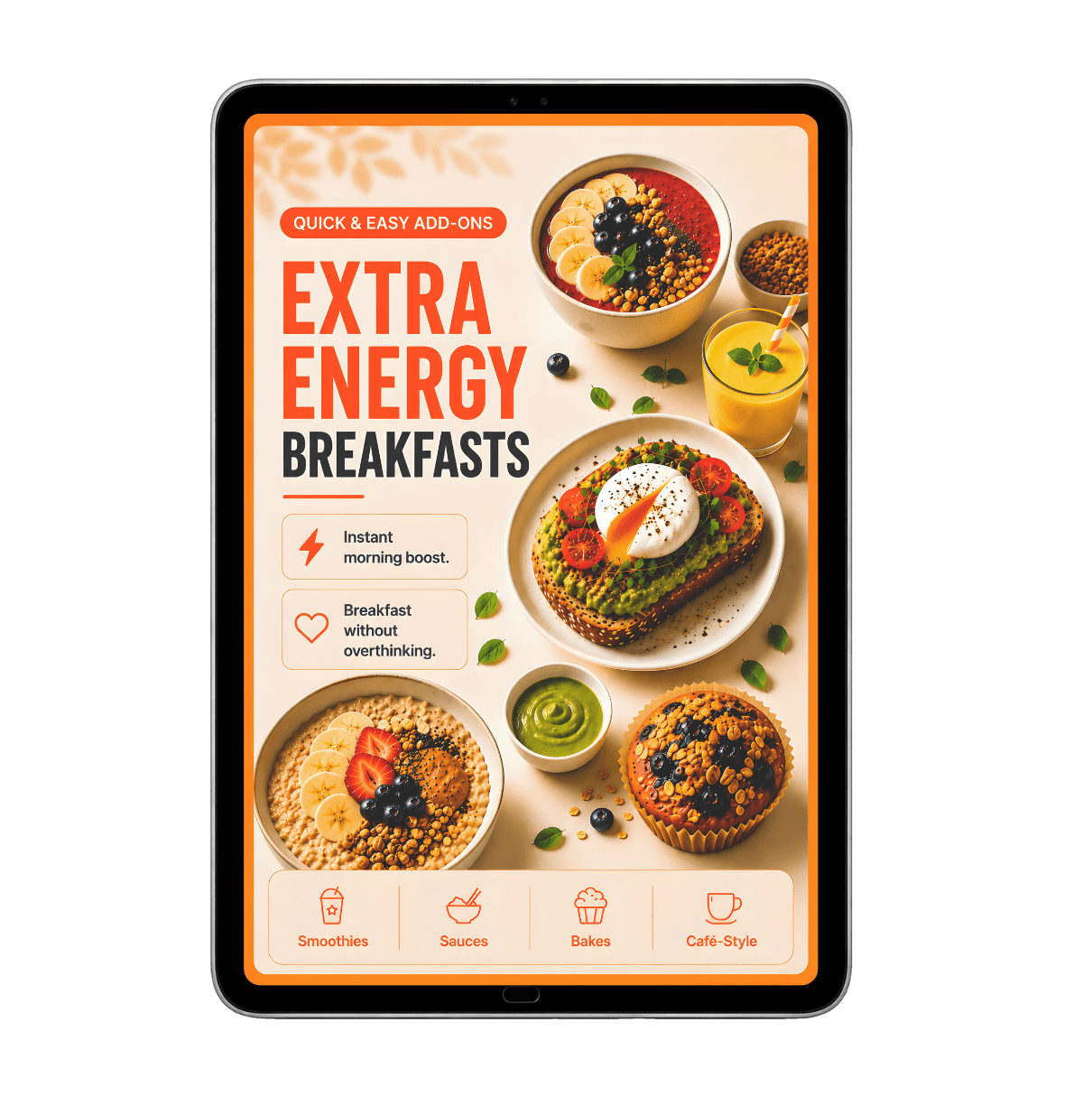 Extra Energy Breakfasts & Add-Ons