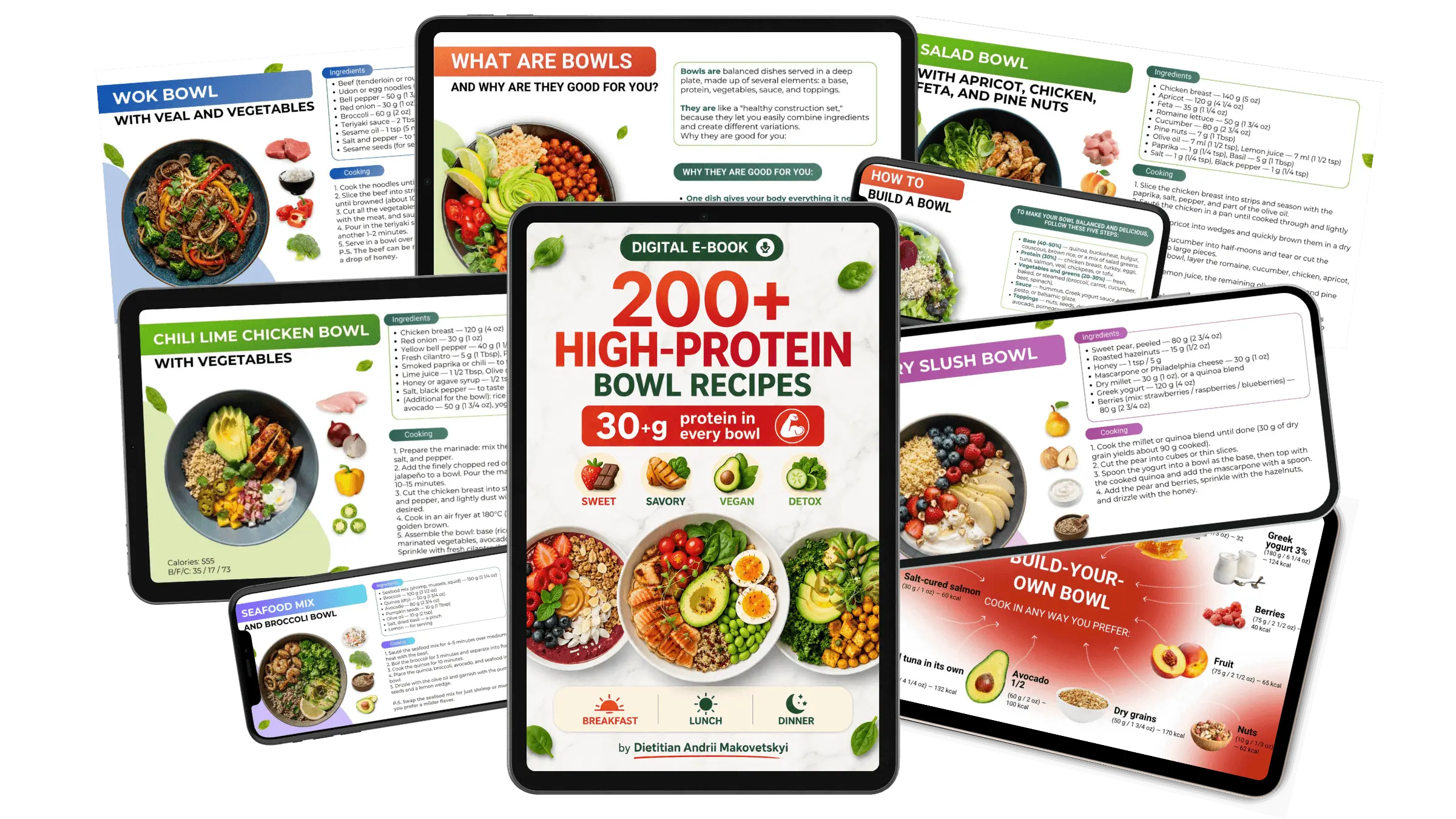 200+ HIGH-PROTEIN BOWL RECIPES FROM A NUTRITIONIST