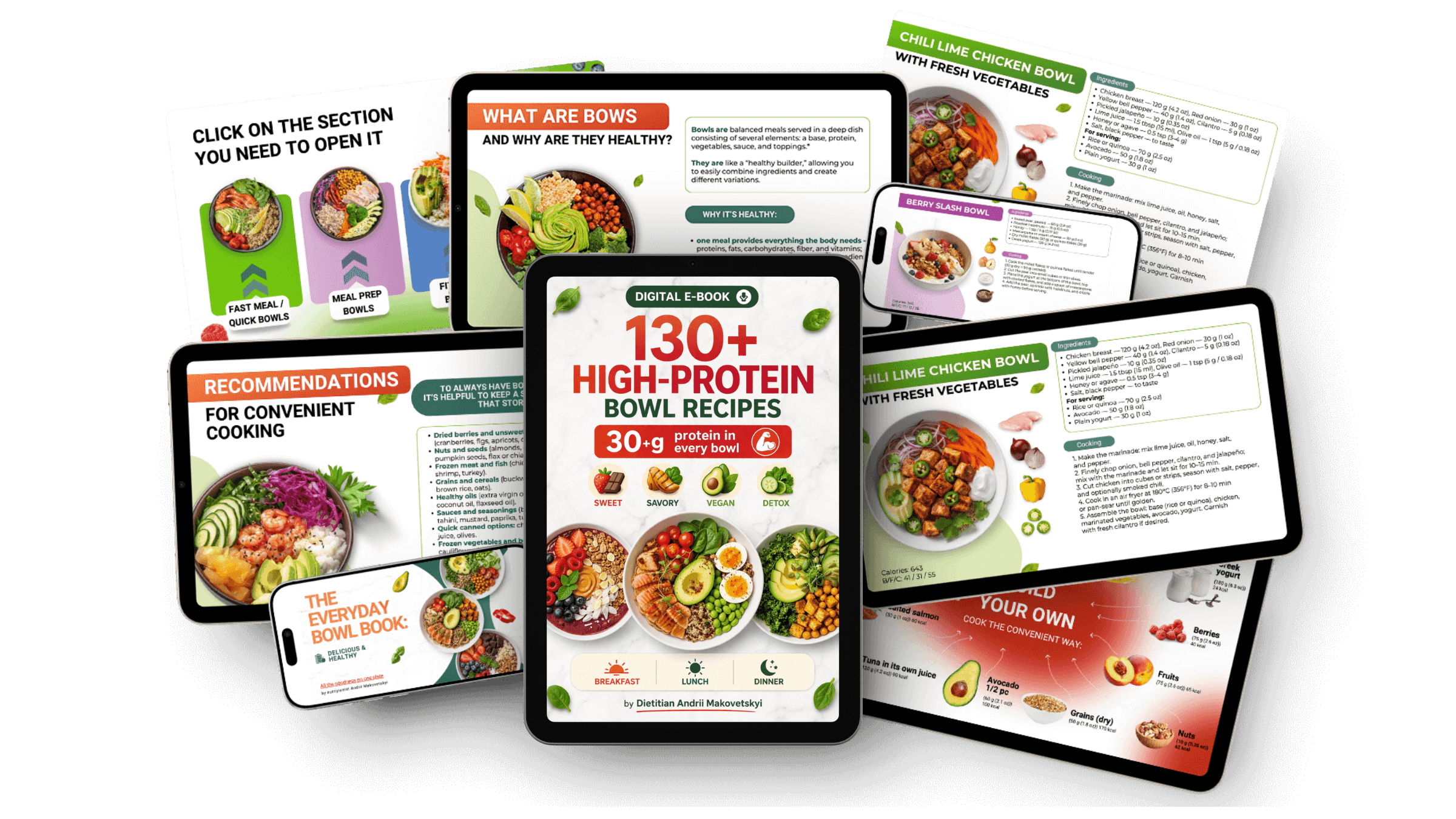 130+ HIGH-PROTEIN BOWL RECIPES FROM A NUTRITIONIST