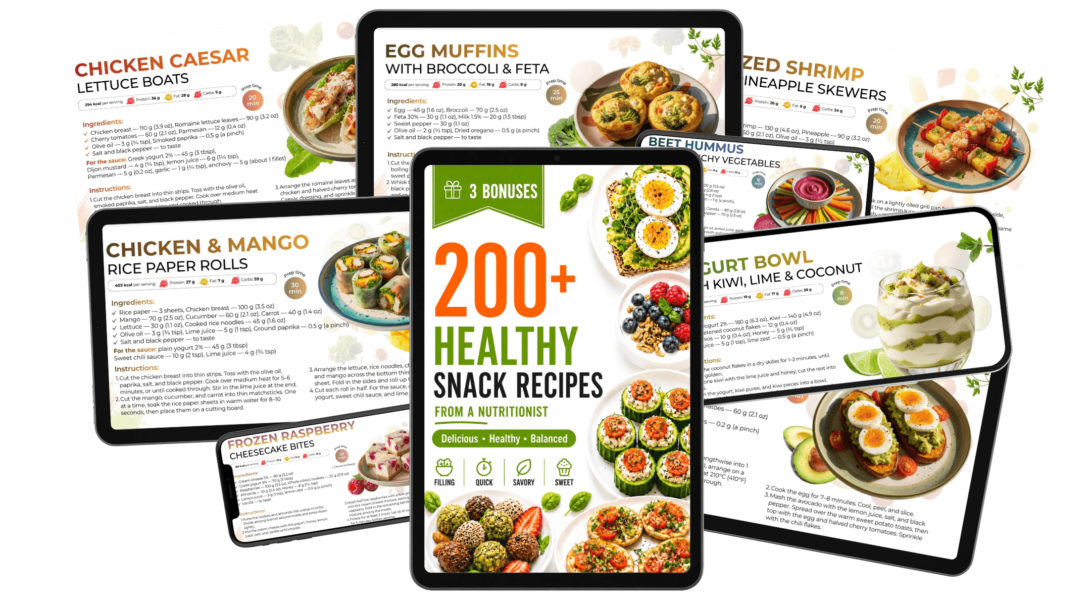 200+ DELICIOUS & HEALTHY SNACK RECIPES FROM A NUTRITIONIST